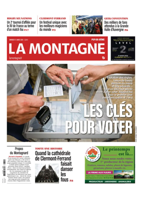 Cover of La Montagne (Clermont-Metropole)