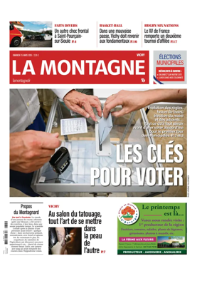Cover of La Montagne (Vichy)