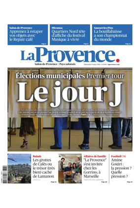 Cover of La Provence Salon-de-Provence / Pays salonais