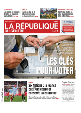 Cover of La Republique du Centre (Orleans - Loiret))