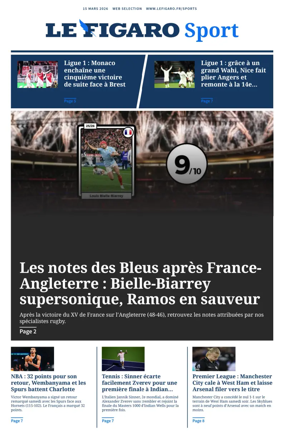 Cover of Le Figaro Sport