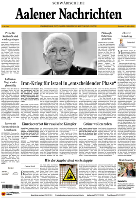 Cover of Aalener Nachrichten