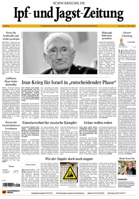 Cover of Ipf- und Jagst-Zeitung