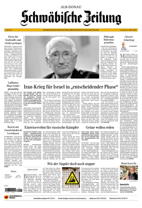 Cover of Schwabische Zeitung (Alb-Donau)