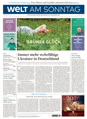 Cover of Welt am Sonntag