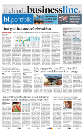 Cover of BusinessLine (Kolkata)