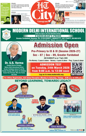 Cover of Hindustan Times (Gurgaon) - City