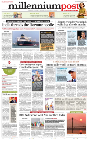 Cover of Millennium Post