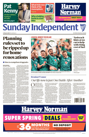 Cover of Sunday Independent (Ireland)