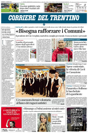 Cover of Corriere del Trentino