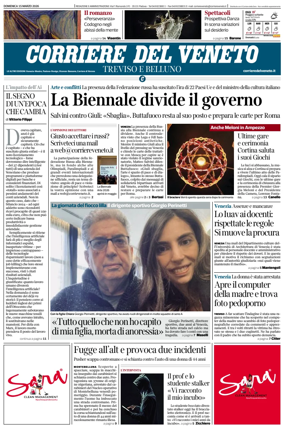 Cover of Corriere del Veneto (Treviso e Belluno)
