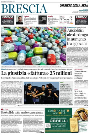 Cover of Corriere della Sera (Brescia)