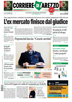 Cover of Corriere di Arezzo