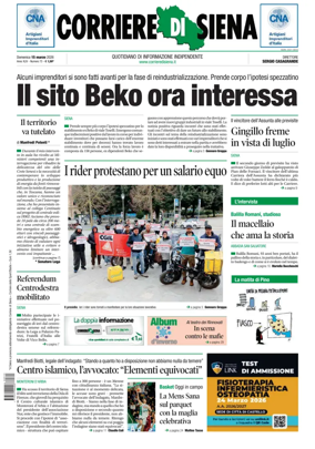 Cover of Corriere di Siena