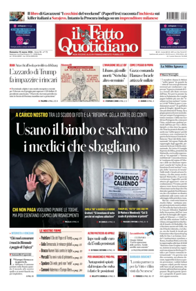Cover of Il Fatto Quotidiano