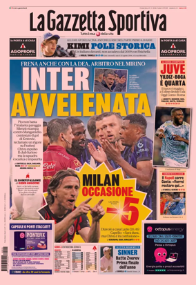 Cover of La Gazzetta dello Sport - Napoli