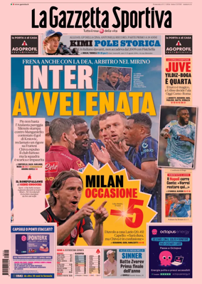 Cover of La Gazzetta dello Sport