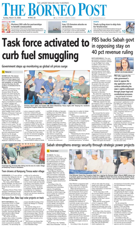 Cover of The Borneo Post (Sabah)