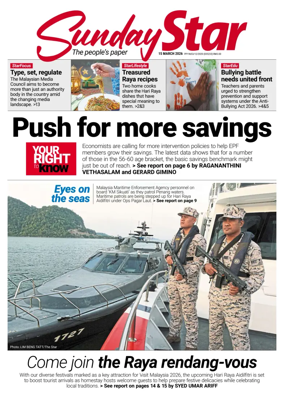 Cover of The Star Malaysia