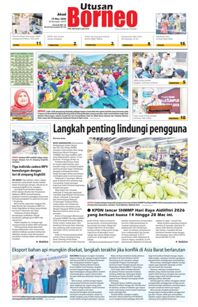 Cover of Utusan Borneo (Sarawak)
