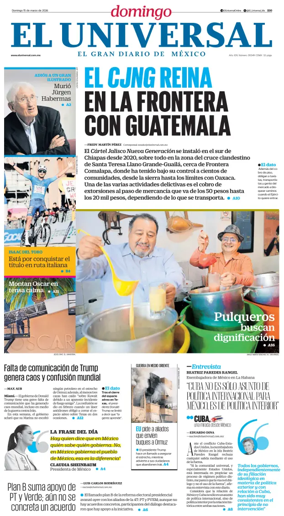 Cover of El Universal