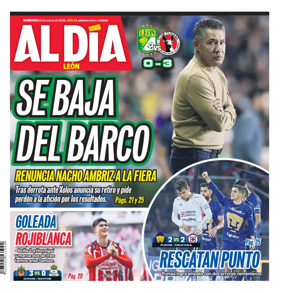 Cover of Periodico Al Dia (Leon)