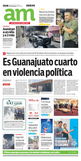 Cover of Periodico AM (Leon)
