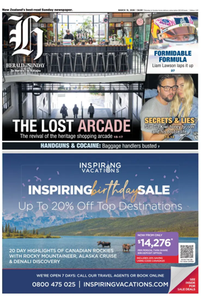 Cover of Herald on Sunday