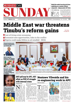 Cover of Business Day (Nigeria)