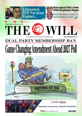 Cover of THEWILL NEWSPAPER