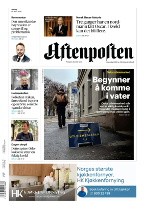 Cover of Aftenposten