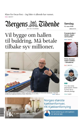 Cover of Bergens Tidende