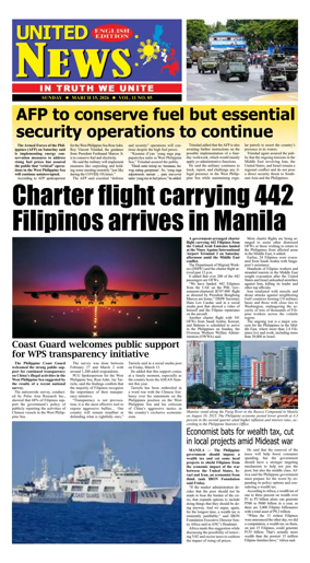 Cover of United News - English Edition