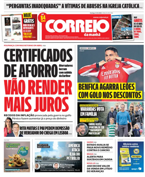 Cover of Correio da Manha Weekend