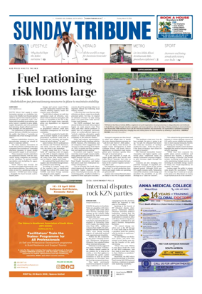 Cover of Sunday Tribune