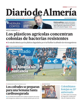 Cover of Diario de Almeria