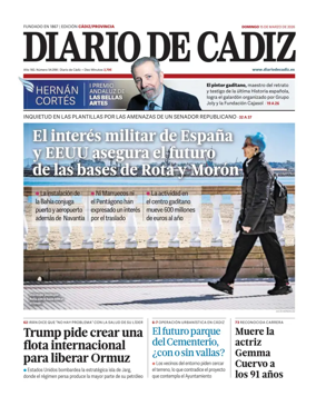Cover of Diario de Cadiz