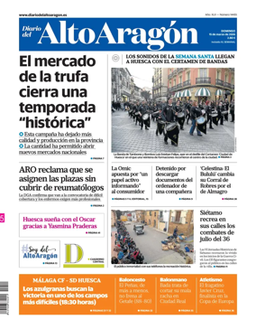 Cover of Diario del Alto Aragon