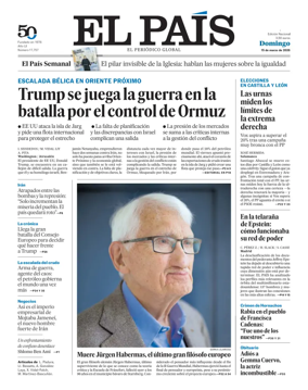 Cover of El Pais (Galicia)