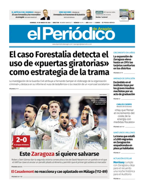 Cover of El Periodico Aragon