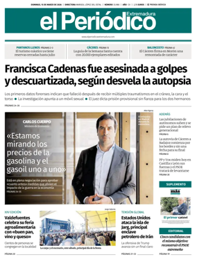 Cover of El Periodico Extremadura