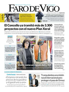 Cover of Faro de Vigo