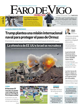 Cover of Faro de Vigo (Ourense)