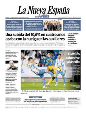 Cover of La Nueva Espana (Aviles)
