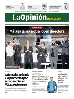 Cover of La Opinion de Malaga