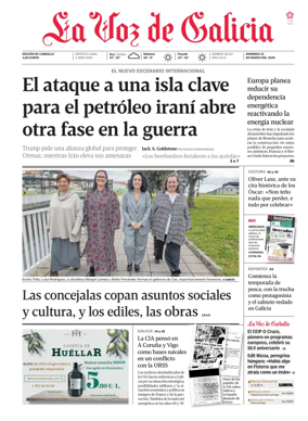 Cover of La Voz de Galicia (Carballo)