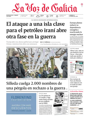 Cover of La Voz de Galicia (Deza)