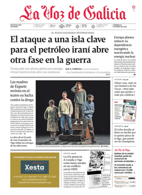 Cover of La Voz de Galicia (Vigo)