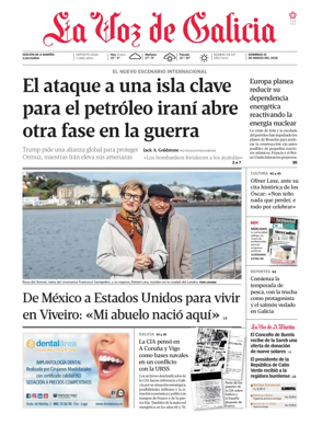 Cover of La Voz de Galicia (Viveiro)