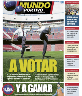 Cover of Mundo Deportivo (Barcelona)